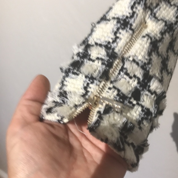 Karl Lagerfeld zippered tweed jacket - siz… - Picture 5 of 11